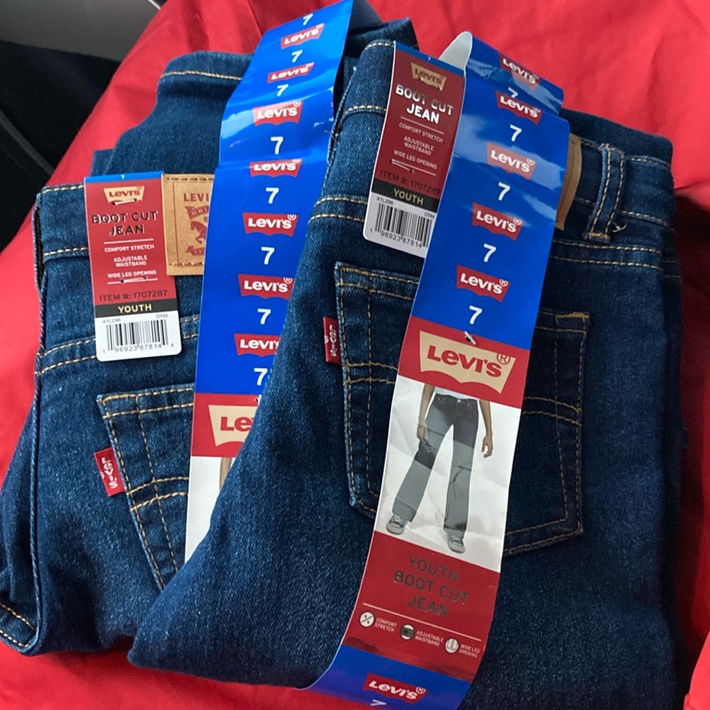Levis Bootcut jeans for boys 2pairs
